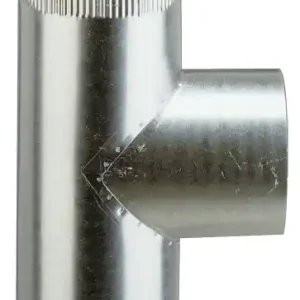 Promotion Té nu en acier aluminié diamètre 125 mm POUJOULAT