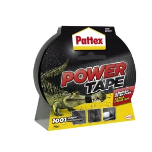 Adhésif Power Tape noir 25m x 50 mm PATTEX Nouveauté
