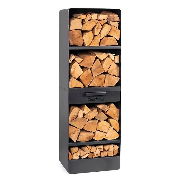 Porte-Bûches VENTO pour bûches de 30 cm COOK KING Prix Choc
