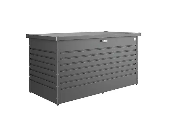 Acheter En Ligne Coffre de jardin métal T 160 High - L.160xH.83xP.79cm BIOHORT