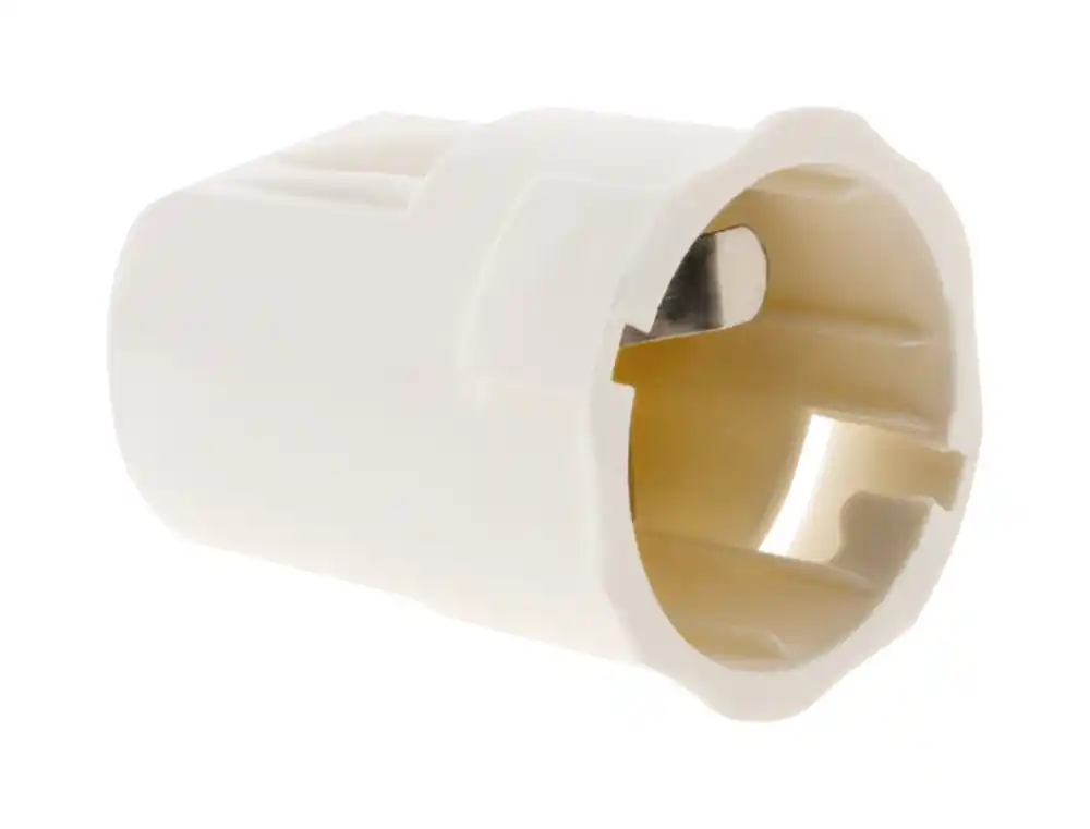 Douilles électriques de chantier B22 plastique blanc par 5 - ZENITECH Commande En Gros
