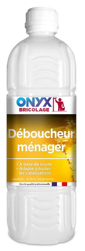 Déboucheur ménager base soude 1 l ONYX Expédition Rapide