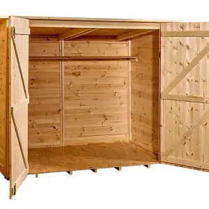 Abri de jardin en bois Eden - L.220xH.162xP.125cm HABRITA Prix Choc