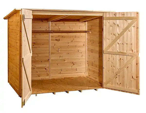 Abri de jardin en bois Eden - L.220xH.162xP.125cm HABRITA Prix Choc
