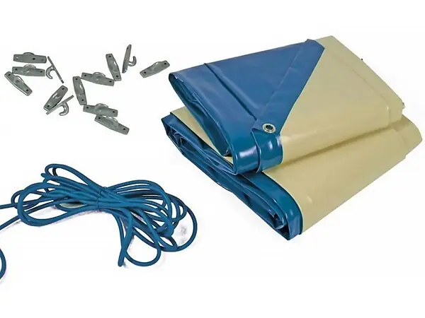 Promotion Saisonnière Bâche hiver "Cover 1" pour piscine Bogota - 580 gr/m² - bleu HABITAT ET JARDIN