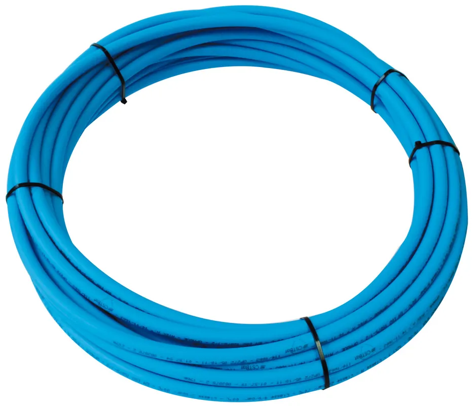 Tube PER nu bleu diamètre 10/12 mm longueur 25 m SOMATHERM Affaire À Saisir