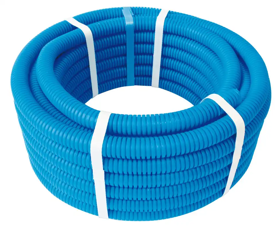 Certifié Tube PER NF prégainé bleu diamètre 16/20 mm longueur 25 m SOMATHERM