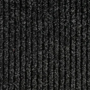 Achat Immédiat Moquette anthracite aiguilletée à velours côtelé ALICANTE largeur 2 m vendue au m² BFS EUROPE