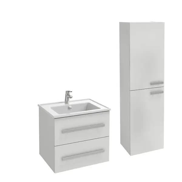 Commander Maintenant Pack meuble vasque 60 cm Ola up blanc + colonne JACOB DELAFON