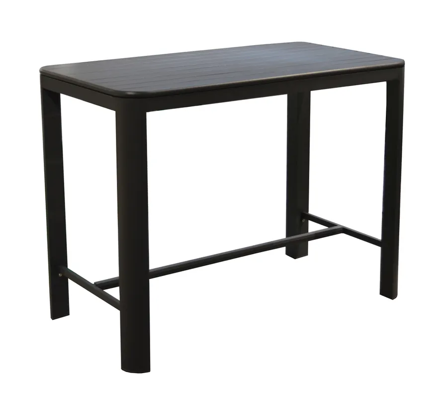 Meilleur Prix Table mange debout EOS aluminium gris 140x74x105 cm 6 places, Livraison à domicile incluse - PROLOISIRS