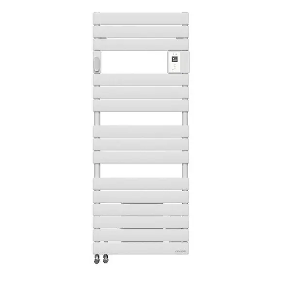 Bon Plan Sèche-serviettes mixte connecté Adélis Mixte digital avec soufflerie 1750W blanc carat - ATLANTIC - 862683