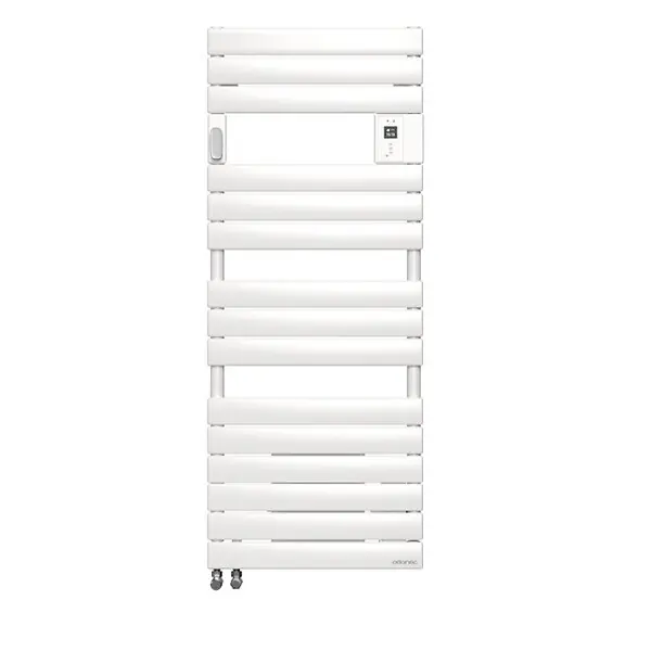 Dernier Modèle Sèche-serviettes mixte connecté Adélis Mixte digital avec soufflerie 1750W blanc brillant - ATLANTIC - 861959
