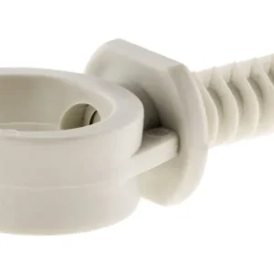 Clips diamètre 25 mm avec chevilles par 10 ZENITECH Bon Marché
