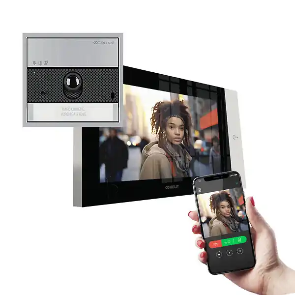 Livraison Express Kit Visiophone connecté Ultra Écran 7" tactile - COMELIT - KVU8571 COMELIT IMMOTEC