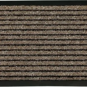 Acheter Direct Paillasson absorbant et grattant Gramat brun 60 x 80 cm - ID HOME