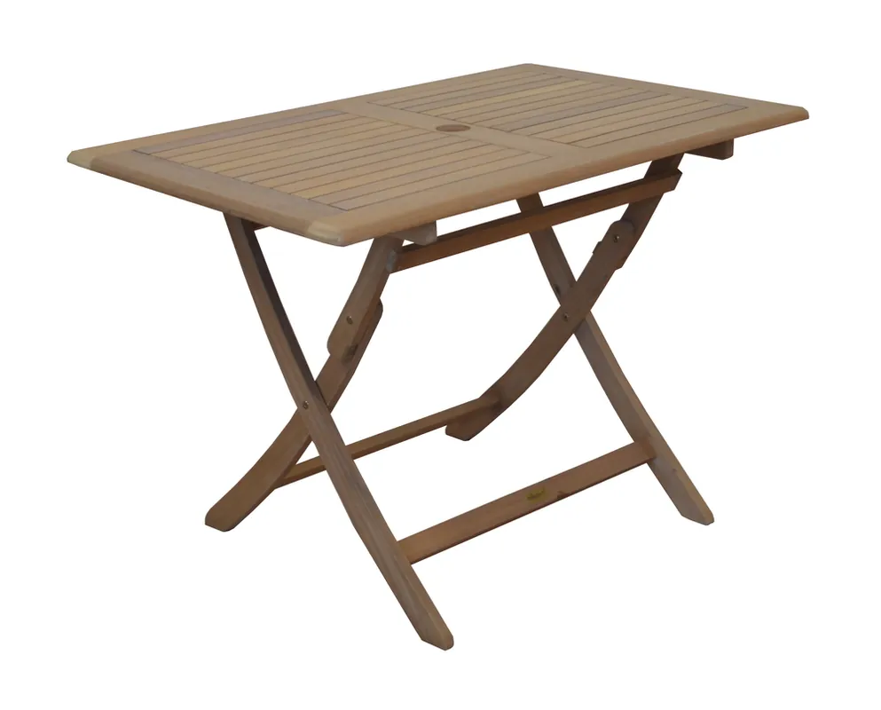 Table de jardin pliante SOPHIE acacia 110 x 70 cm - PROLOISIRS Paiement Sécurisé