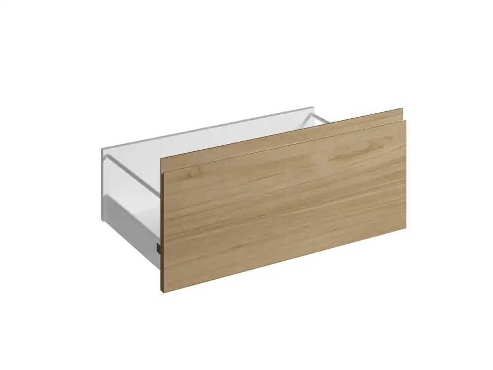 Jusqu'à Épuisement Des Stocks Façade tiroir effet bois avec poignée intégrée pour meuble de cuisine Nocce01 35 x 80 cm OFITRES