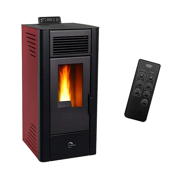 Poêle à granulés étanche Anita 11,6 kW Bordeaux Sannover Quantité Limitée