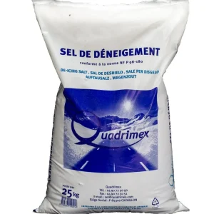 Sel de déneigement semi-humide 25 kg QUADRIMEX Haute Qualité