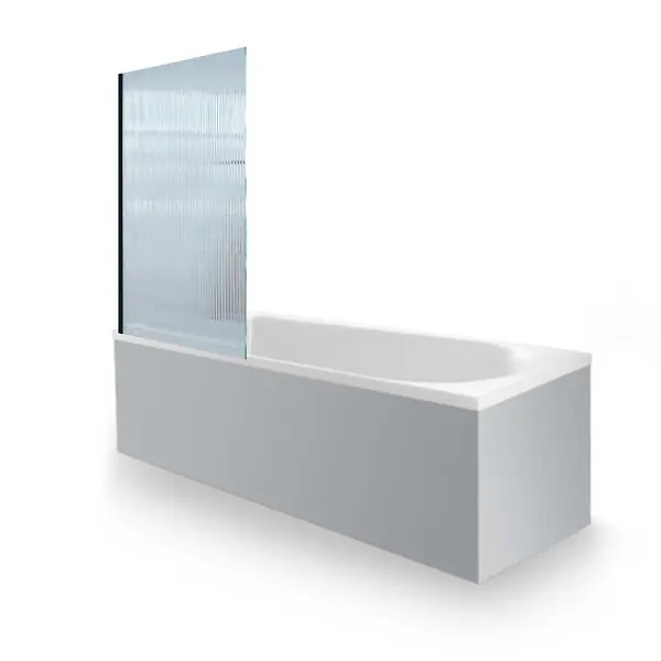 Commander Vite Baignoire droite 170 X 75 D-Neo + Pare bain AURYS Raywall noir mat version gauche DURAVIT