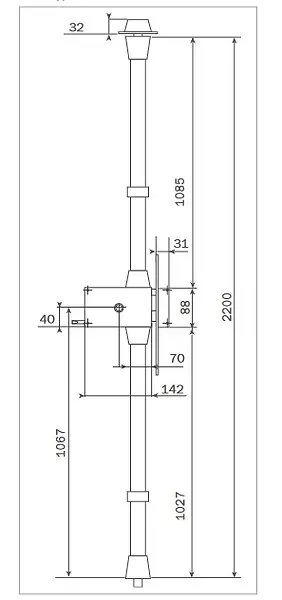 Mécanisme CAVITH 4541 A2P*** horizontale tirage or gauche - ISEO - 9704HTCA05.5 Must-Have
