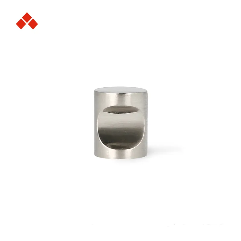 Vente Directe Bouton de meuble cylindrique nickel satiné diamètre 18 mm REI