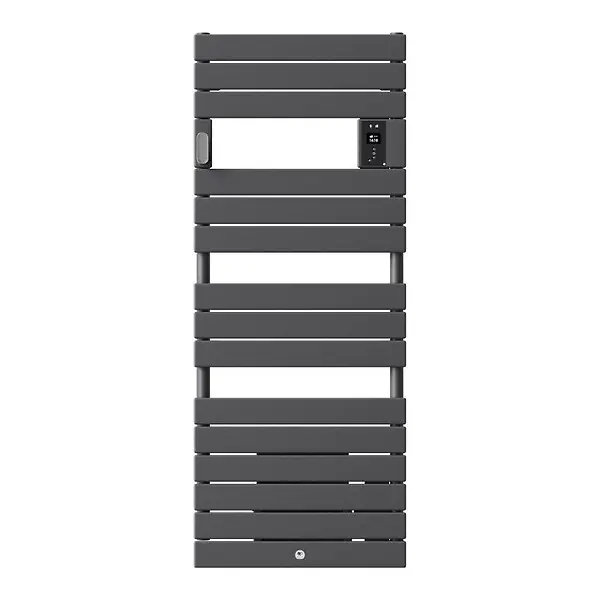 Radiateur sèche-serviettes électrique Riviera 2 - Avec soufflerie - 1000+1000W - Gris menhir THERMOR Offre Limitée