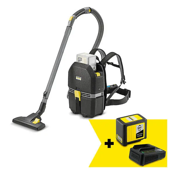 Aspirateur Dorsal - KÄRCHER - BVL 3/1 BP Pack (avec batterie + chargeur) - 9.568-388.0 KARCHER PRO Haute Qualité