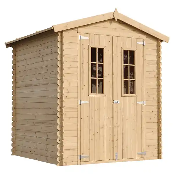 Abri de jardin en bois - Stockage extérieur I186xL196xH218 cm/ 2,82 m2 - M320C TIMBELA Pas Cher