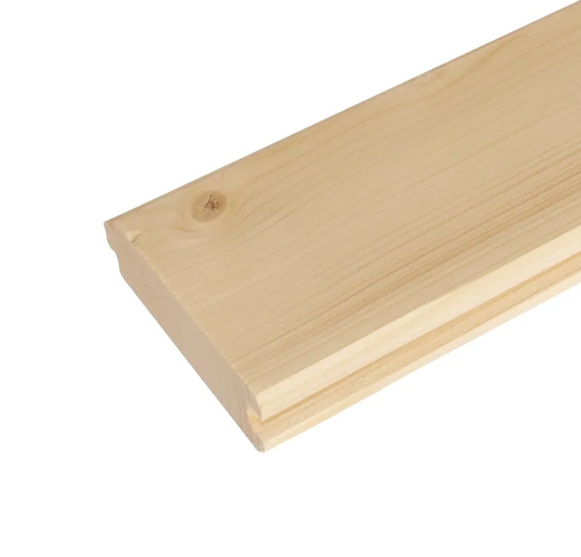 Lame à volet sapin Bois du Nord rabotée choix A/B - 21 x 90 x 2380 mm - HENRY TIMBER Meilleure Vente