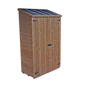 Abri de jardin mural en bois épicéa - 19mm - L.1.24xP.0.67m HABRITA Meilleur Prix