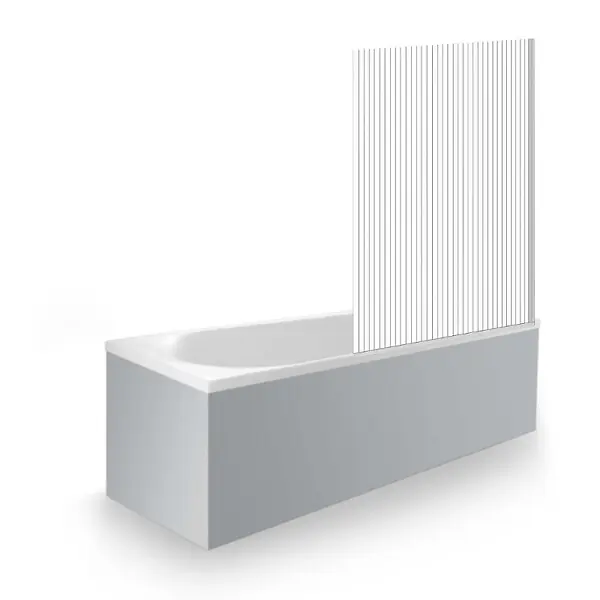 Dernier Modèle Baignoire droite D-Neo 160 x70 cm + Pare bain droit AURYS Raywall chromé DURAVIT