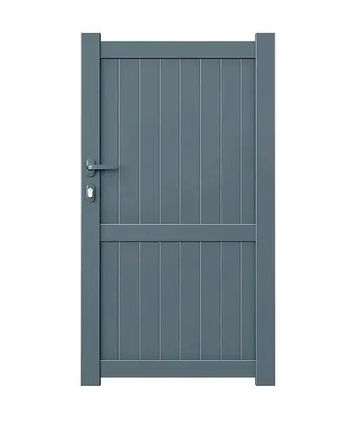 Portillon battant aluminium Elio - Gris - H.1000xL.1800cm ELSEALU Certifié