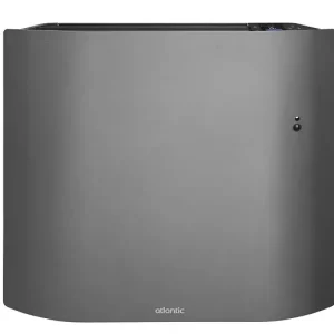 Authentique Radiateur connecté Divali Néo horizontal 1500W Gris étoilé - ATLANTIC - 507679