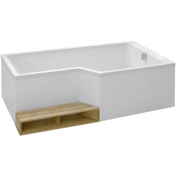 Meilleur Choix Baignoire bain douche 150 x 80 cm Neo blanc mat droite JACOB DELAFON