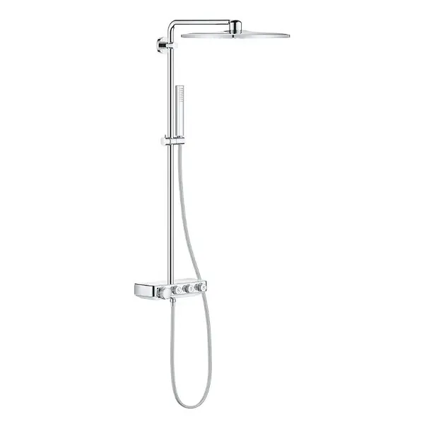 Expédition Rapide Colonne thermostatique EUPHORIA SMARTCONTROL 310 GROHE 26508000 - 31 x 31 cm - douchette + flexible 175 cm + porte-savon