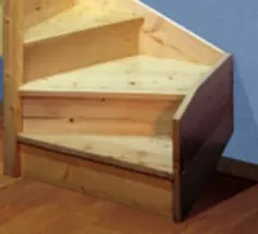 1/4 tournant gauche pour escalier en kit Jura SOGEM Top Vente