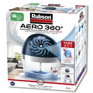 Absorbeur d‘humidité Aéro 360° 20 m² + 1 recharge RUBSON Promotion
