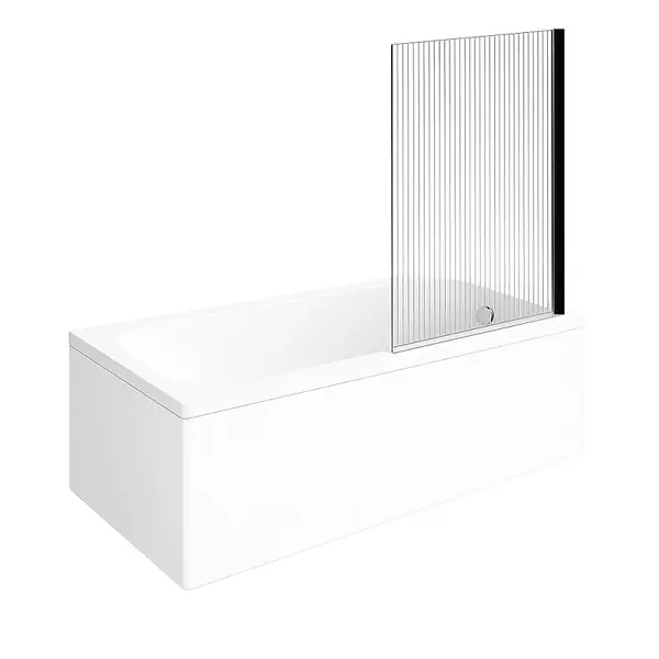 Offre Spéciale Baignoire droite Architectura acrylique 160 x 70 cm + Pare bain droite AURYS Raywall Noir mat VILLEROY ET BOCH