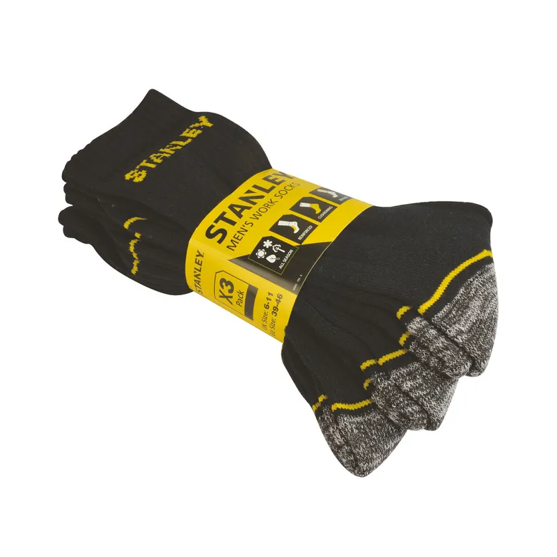 Dernier Modèle Paires de chausettes 43-47 par 3 STANLEY