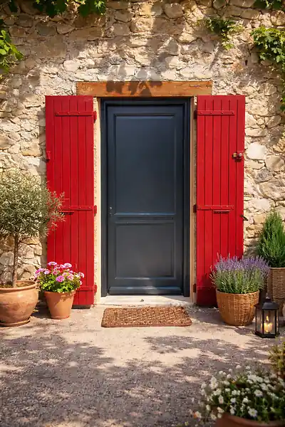 Seulement Aujourd'hui Porte d‘entrée Bois Pleine Elina, H215 x L90 cm Côte Tableau, p.Droit GD MENUISERIES