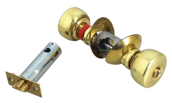 Top Vente Serrure tubulaire V6526 axe 63,5mm bouton standard laiton poli - VACHETTE - 19292000