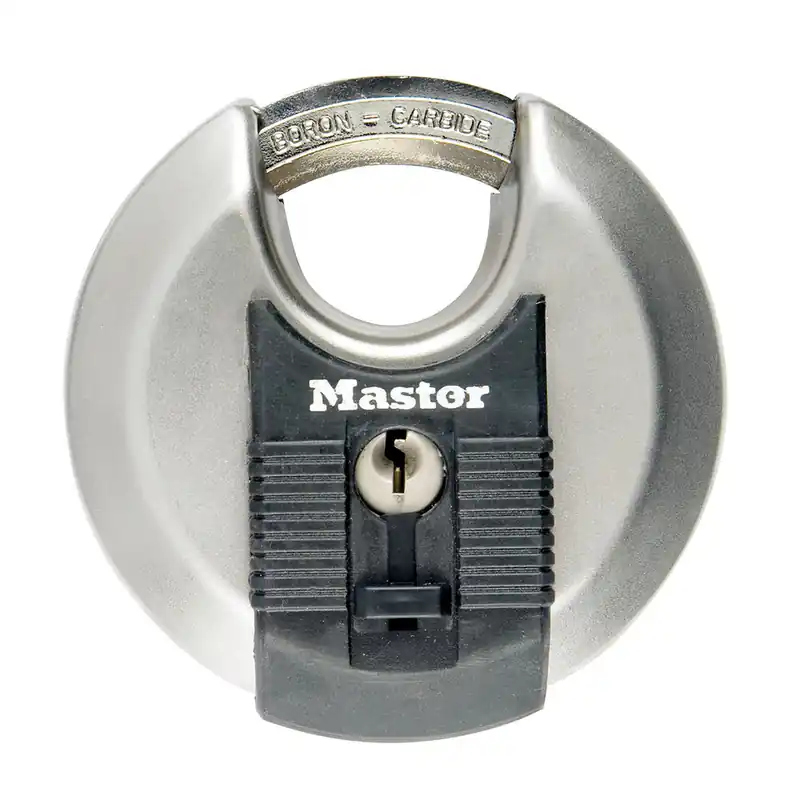 Cadenas à clés forme disque largeur 70 mm en acier Excell® haute sécurité MASTER LOCK Meilleur Choix
