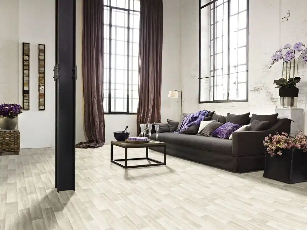 Commander Maintenant Sol PVC décor bois trento chalet oak rouleau de 4m vendu au m² BEAUFLOR