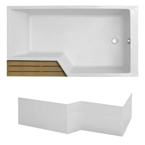 Pack baignoire bain douche 160 x 90 Neo version droite + tablier JACOB DELAFON Satisfait Ou Remboursé