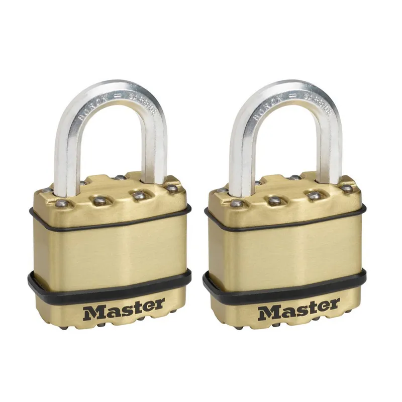 Achetez Aujourd'hui Cadenas à clés largeur 45 mm en laiton Excell® haute sécurité s‘entrouvant par 2 MASTER LOCK