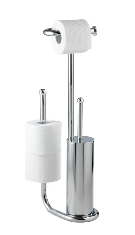 Vente Flash Combiné WC Universalo chromé avec porte-rouleaux