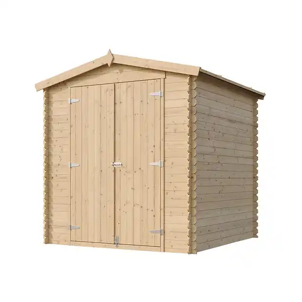 Abri de Jardin en Bois 3,53 m² TIMBELA M343C1+M343G Petit Prix