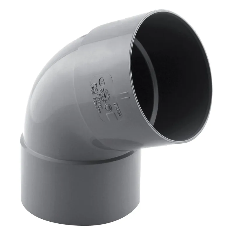 Coude PVC évacuation 67° femelle/femelle Ø80 - FITT Nouvelle Collection