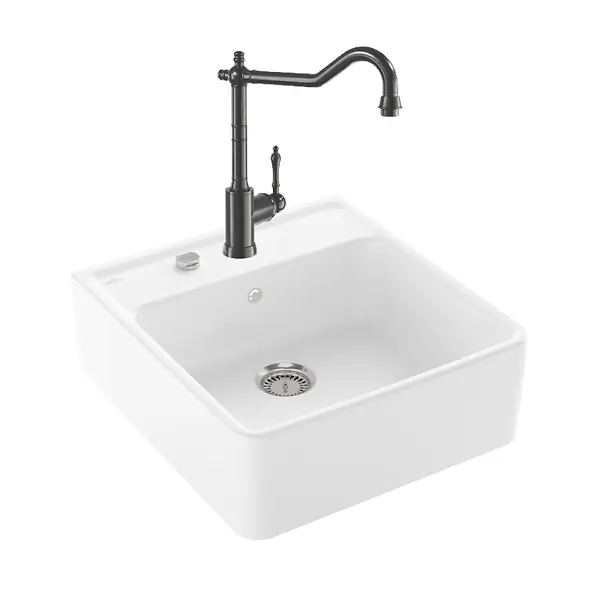 Expédition Rapide Evier Timbre d‘office Tradition 1 cuve vidage auto + Robinet de cuisine Avia 2.0 Anthracite VILLEROY ET BOCH